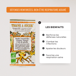 Bio pastilles Huiles Essentielles Origan-Niaouli-Girofle - sans sucre, naturelles, fabriquées en France