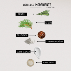 Bio pastilles Sapin-Romarin - sans sucre, naturelles, fabriquées en France