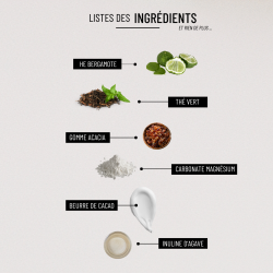 Bio pastilles Thé vert-Bergamote - sans sucre, naturelles, fabriquées en France