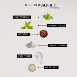 Bio pastilles Verveine - sans sucre, naturelles, fabriquées en France