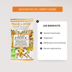 Bio pastilles Anis Étoilé - sans sucre, naturelles, fabriquées en France