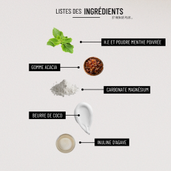 Bio pastilles Menthe Poivrée - sans sucre, naturelles, fabriquées en France