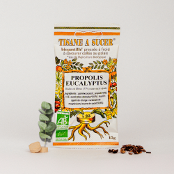 Bio pastilles Propolis-Eucalyptus - sans sucre, naturelles, fabriquées en France