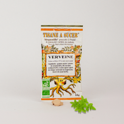 Bio pastilles Verveine - sans sucre, naturelles, fabriquées en France