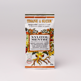 Bio Pastilles Xylitol Menthe – fraîcheur buccale sans sucre, fabriquées en France