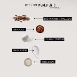 Bio pastilles Café - sans sucre, naturelles, fabriquées en France