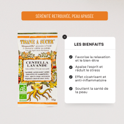 Bio pastilles Centella-Lavande - sans sucre, naturelles, fabriquées en France